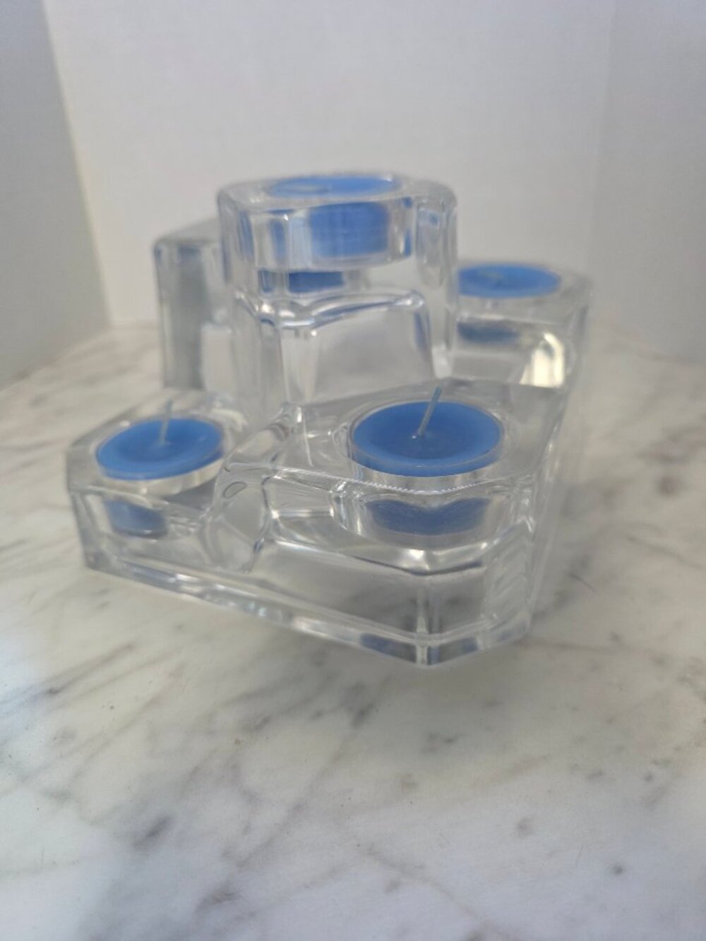 Crystal Castle Tealight holder by PartyLite